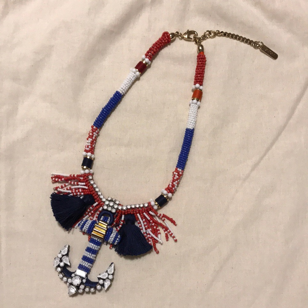 Rada’ Italy Beaded Statement Necklace